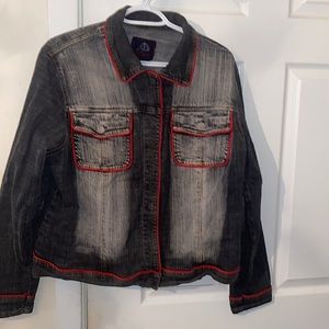 Fashionable Jean Jacket , Wore Once .